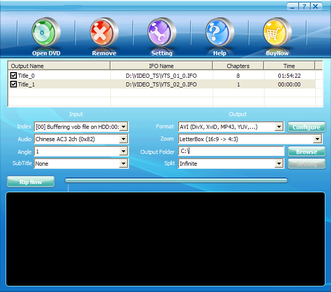 Intertech DVD to 3GP Converter 7.5 software screenshot