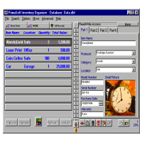 Inventory Organizer 3.6 software screenshot