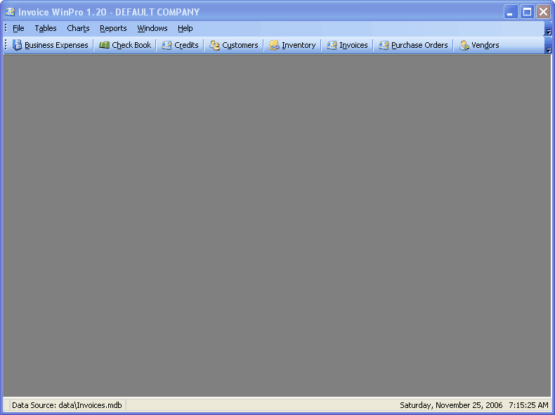 Invoice! 2002 3.2 software screenshot