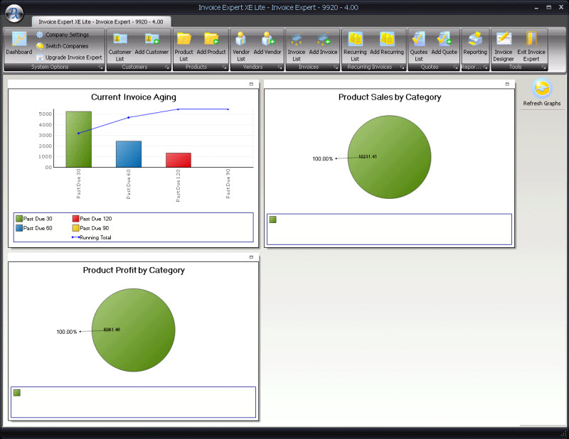 Invoice Expert Lite 4.33.0 software screenshot