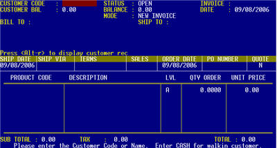 Invoice Store 4.0 software screenshot