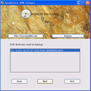 Ipodelite DVD Cloner 2.2 software screenshot