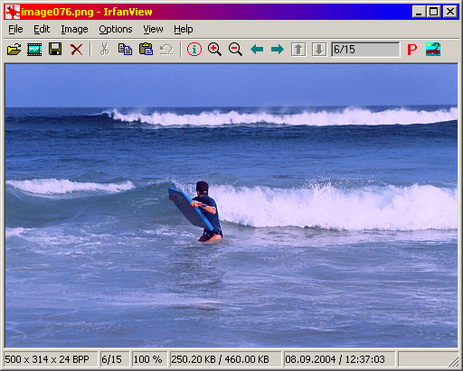 IrfanView 4.30 software screenshot