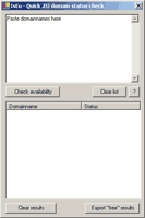 IsEu - EU domain availability checker 1 software screenshot