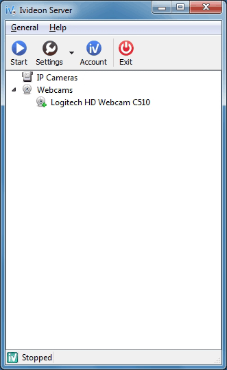 Ivideon Server 3.5.6.1210 software screenshot