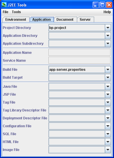 J2EE Tools 0.46 software screenshot