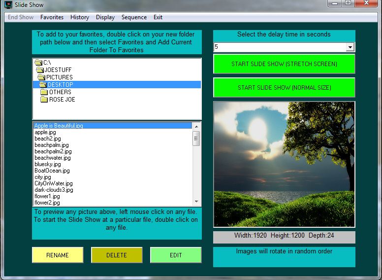 JM WALLPAPER CHANGER 1.5.8 software screenshot