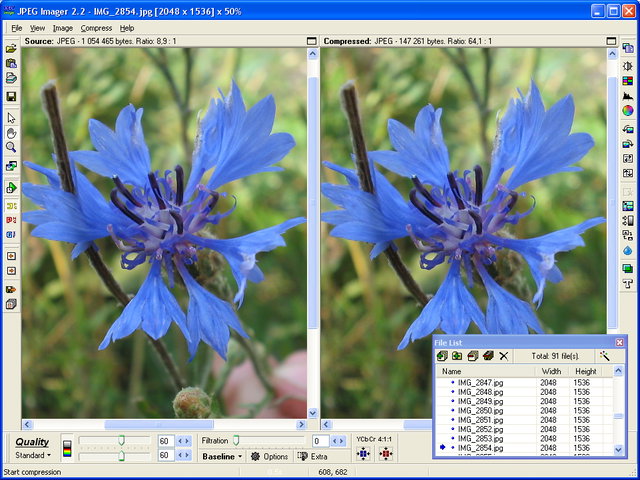 JPEG Imager 2.5.0 software screenshot