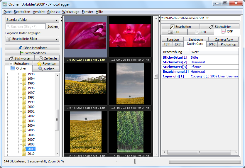 JPhotoTagger 0.34.5 software screenshot