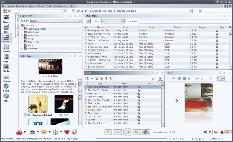 Jajuk 1.10.8 software screenshot
