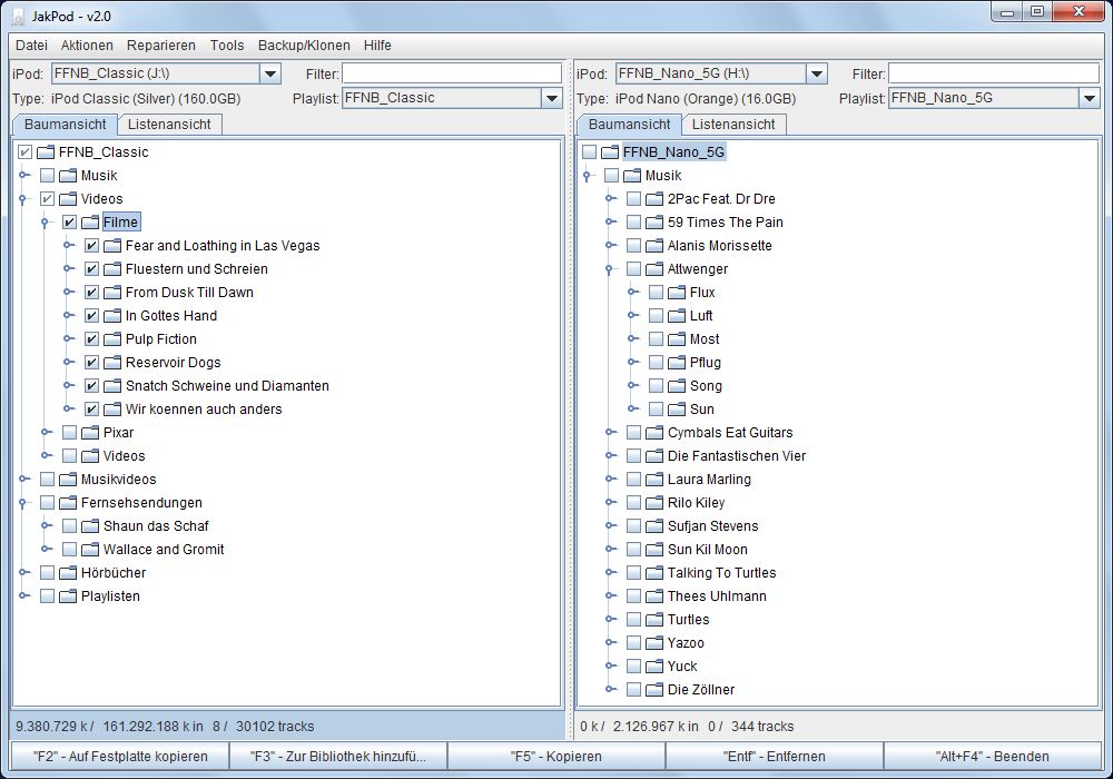 JakPod 2.83 software screenshot