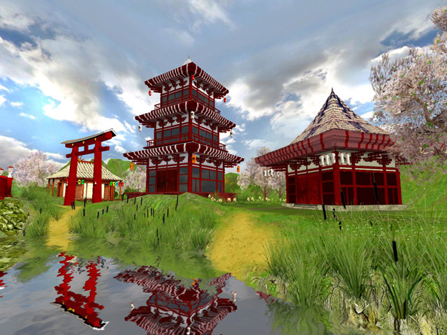 Japanese Garden 3D Screensaver 1.4 software screenshot