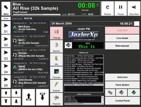 Jazler Radio SimplePack 2.4 r3 software screenshot