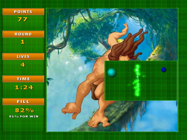 Jezzball Deluxe 1.5 software screenshot