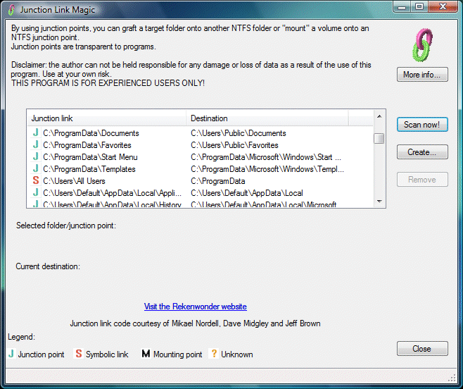 Junction Link Magic 2.0 software screenshot
