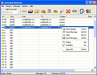 Junk Mail Remover 1.3 software screenshot