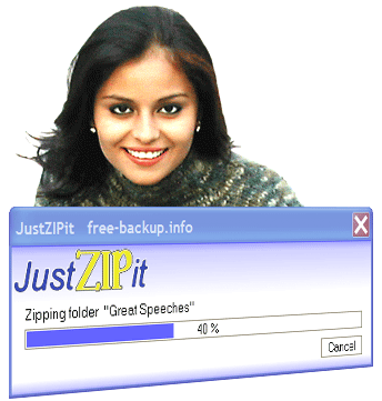 JustZIPit 135.184a software screenshot