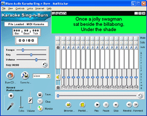 Karaoke Sing-n-Burn 1.0 software screenshot
