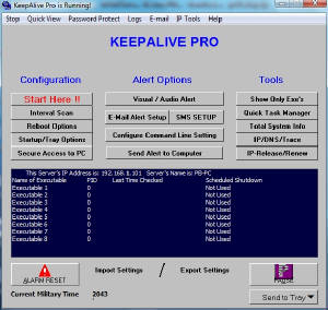 KeepAlive Pro 21.3.3 software screenshot