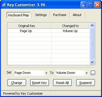 Key Customizer 3.9600 software screenshot