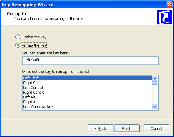 Key Remapper 1.04 software screenshot