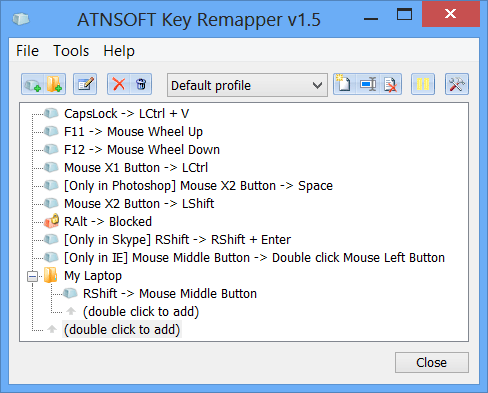 KeyRemapper 1.10.416 software screenshot