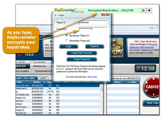KeyScrambler Professional 3.11.0.3 software screenshot