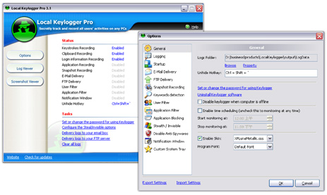 Keystroke Recorder 3.1 software screenshot