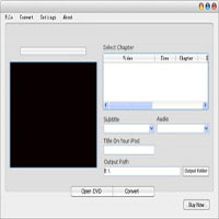 Kikee DVD to iPod Converter Pro 3.1 software screenshot