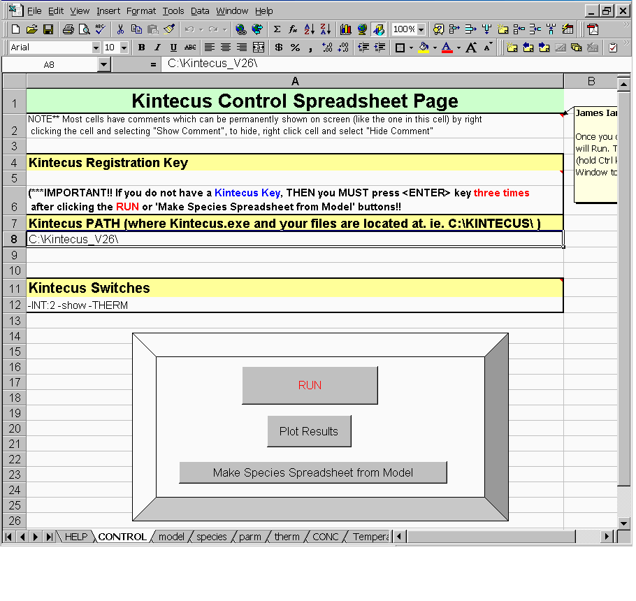 Kintecus 5.75 software screenshot