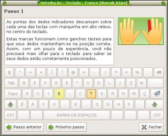 Klavaro Touch Typing Tutor 1.9.7 software screenshot