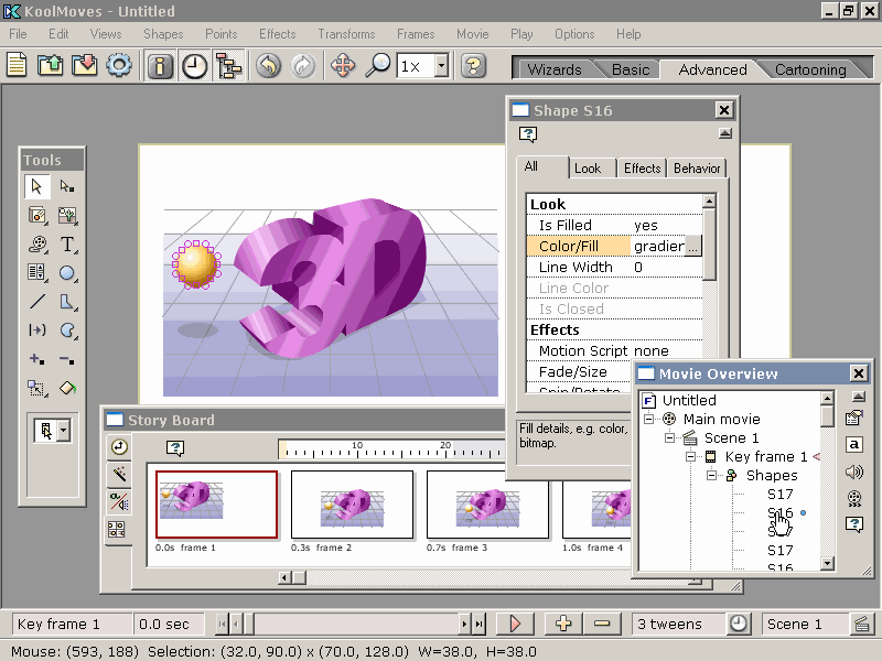 KoolMoves 9.7.6 software screenshot