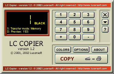 LC Copier 1.0 software screenshot