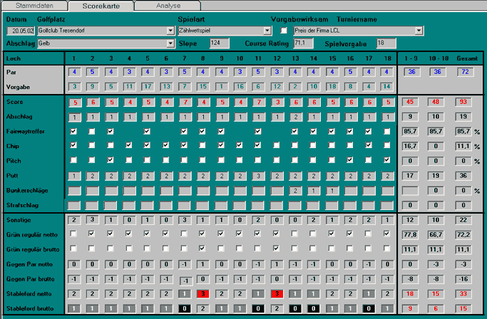 LCL Score it! 2.02 software screenshot
