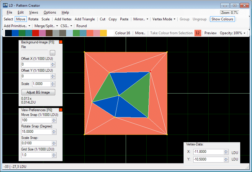 LD - Pattern Creator 1.4.7 software screenshot