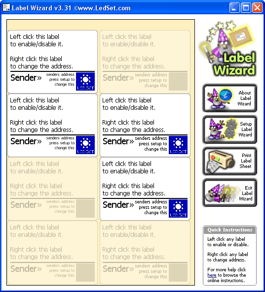 Label Wizard 3.36 software screenshot