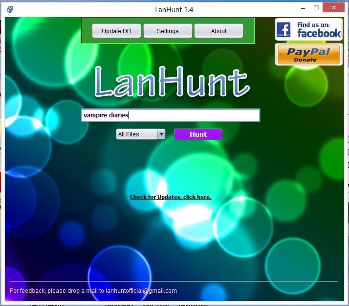 LanHunt 1.4 software screenshot