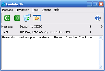 LanInfo XP 2.9 software screenshot