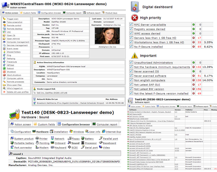 Lansweeper 6.0.0.64 software screenshot