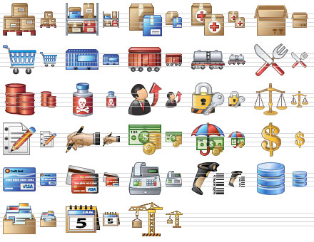 Large Logistics Icons 2013.2 software screenshot