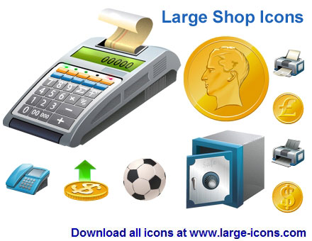 Large Shop Icons 2013.1 software screenshot