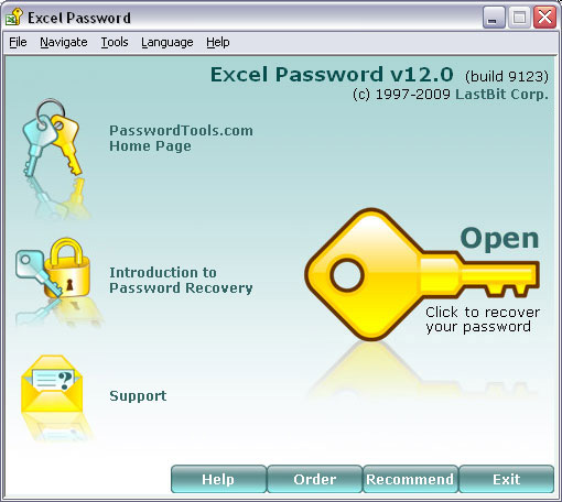 Excel Password 2017-05-30 software screenshot