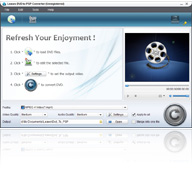 Leawo DVD to PSP Converter 4.4.0.0 software screenshot