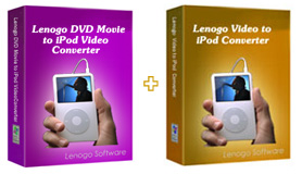 Lenogo DVD to iPod Converter + Video to iPod Powerpack 6.0 software screenshot
