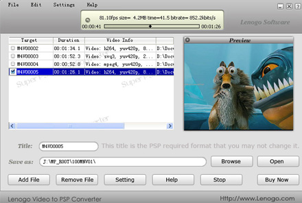 Lenogo iPod to PC Transfer build 007 3.0 software screenshot