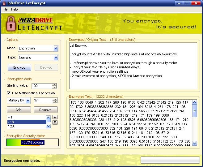 LetEncrypt 1.0.0.0 software screenshot