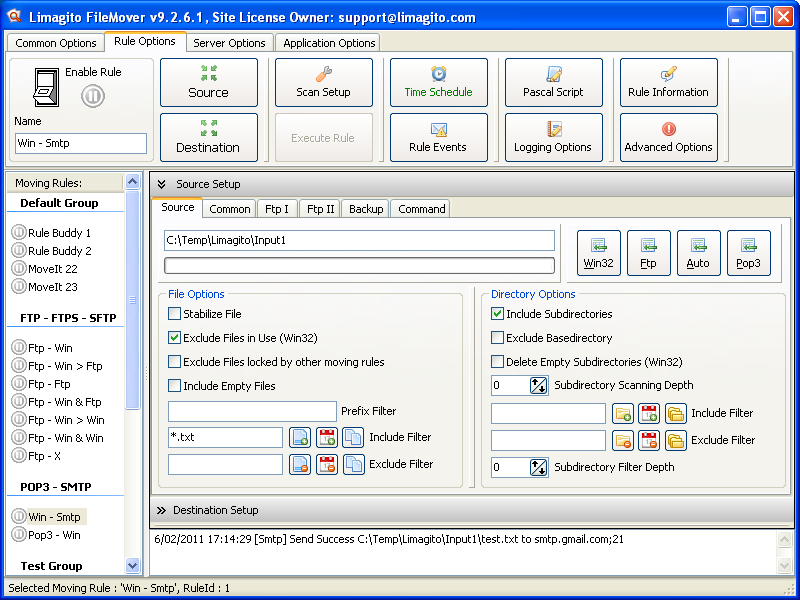 LimagitoX File Mover Lite 11.108.28.1 software screenshot