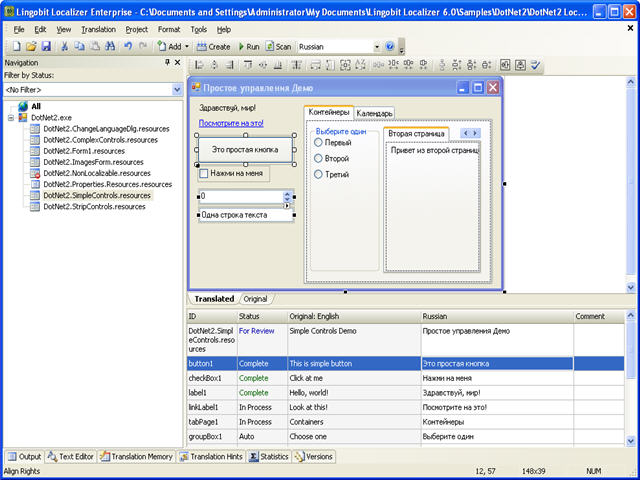 Lingobit Localizer 7.0 software screenshot