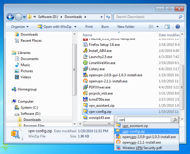 Listary 5.00.2410 software screenshot