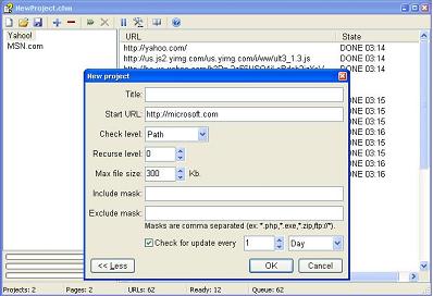 LiveCHM 1.05 software screenshot
